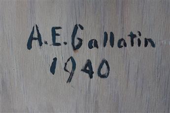 ALBERT EUGENE GALLATIN No. 15 (Abstract Composition).